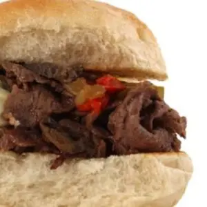 Thin Sliced Rib-Eye Sandwhich